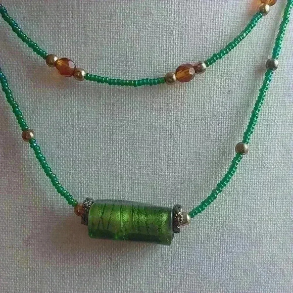 Handmade Woodland necklace - Picture 2 of 4